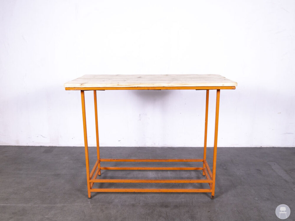 Statafel Tim oranje 142x72cm