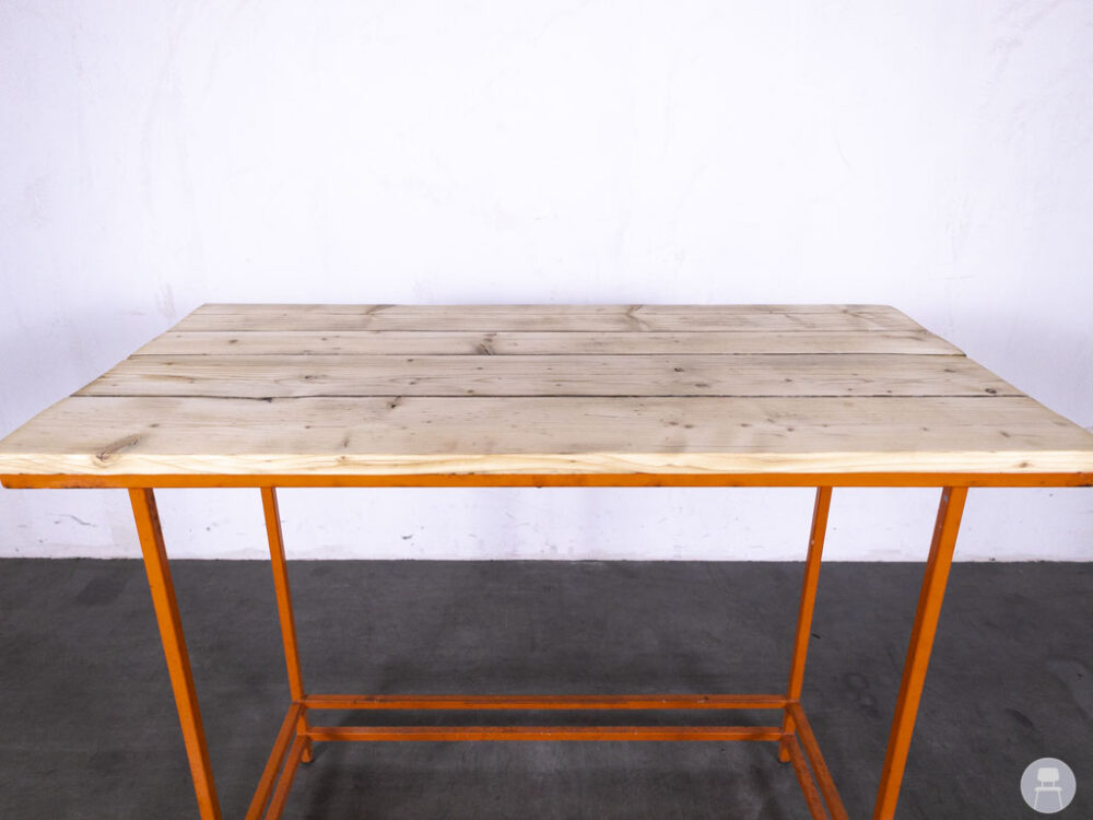 Statafel Tim oranje 142x72cm