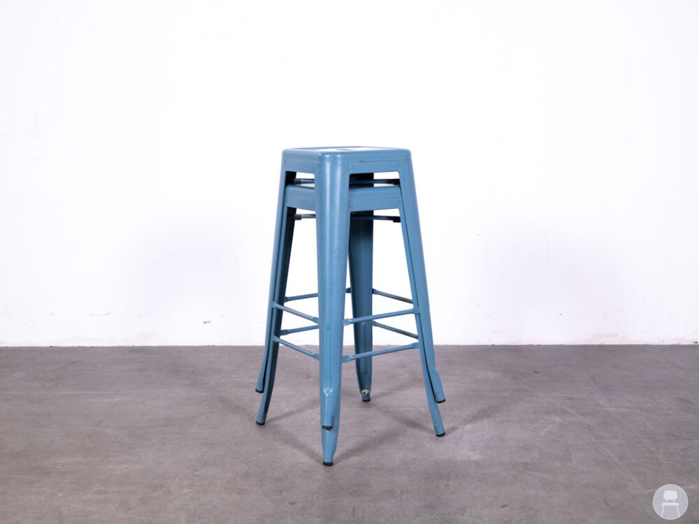 Barkruk Tolix Ziggy blauw