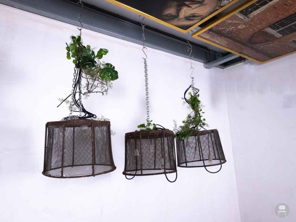 1 set 3 stuks Hanglamp Tarzan 38cm rond