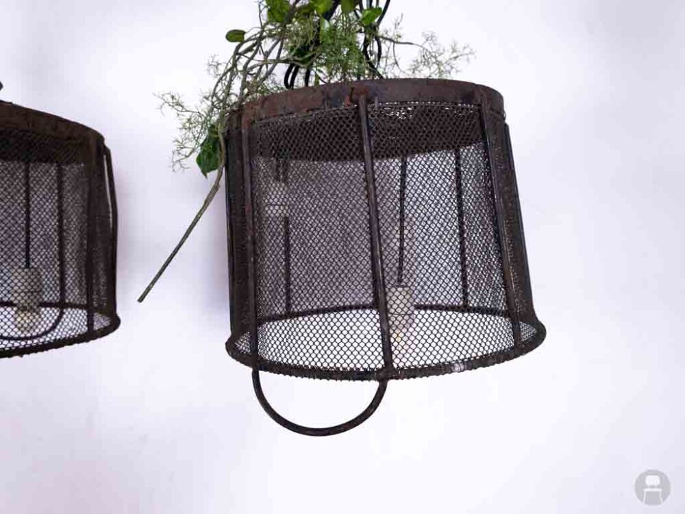 1 set 3 stuks Hanglamp Tarzan 38cm rond