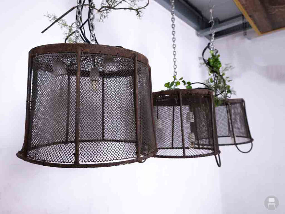 1 set 3 stuks Hanglamp Tarzan 38cm rond