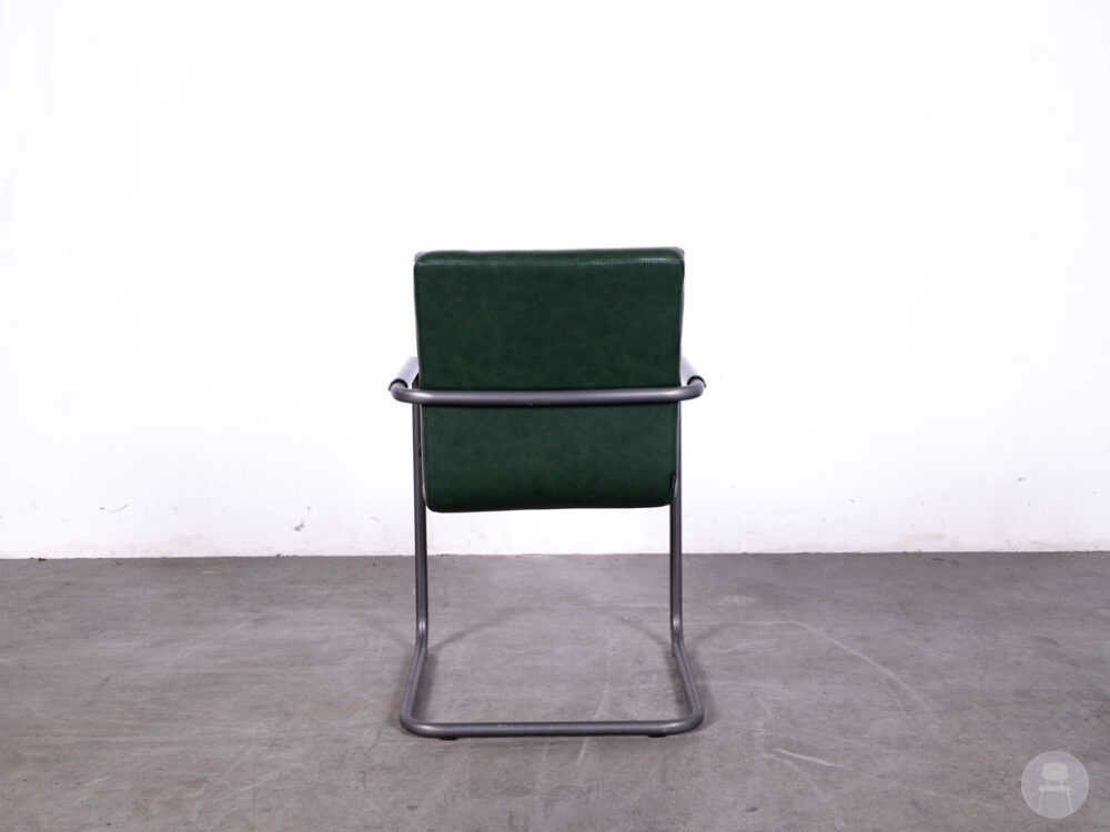 Horecastoel Ilona leer groen