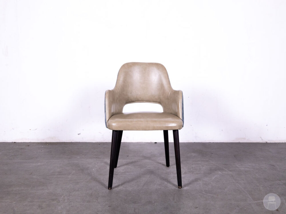 Horecastoel Lovena Uni beige/blauw Satelliet