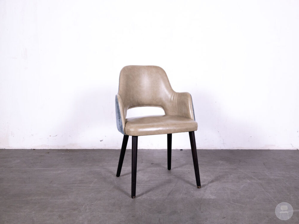 Horecastoel Lovena Uni beige/blauw Satelliet