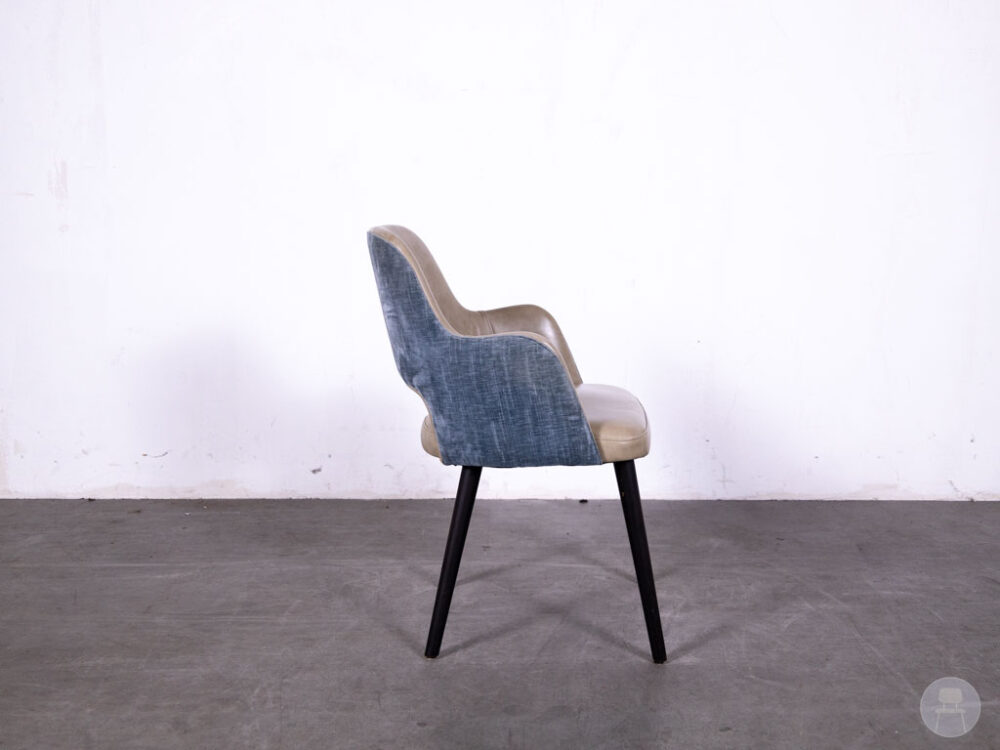 Horecastoel Lovena Uni beige/blauw Satelliet