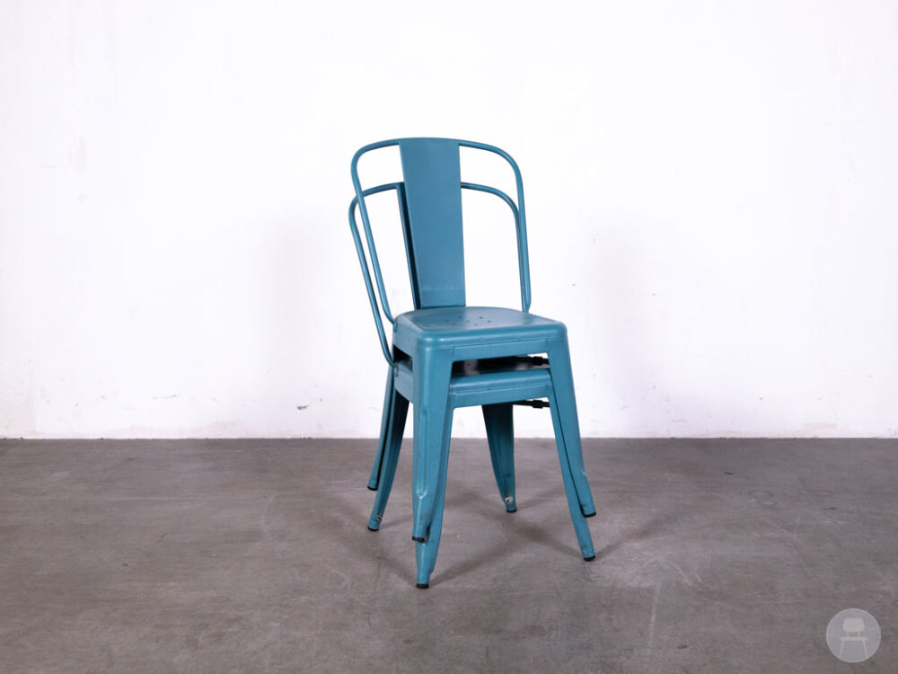 Horecastoel Tolix Ziggy blauw