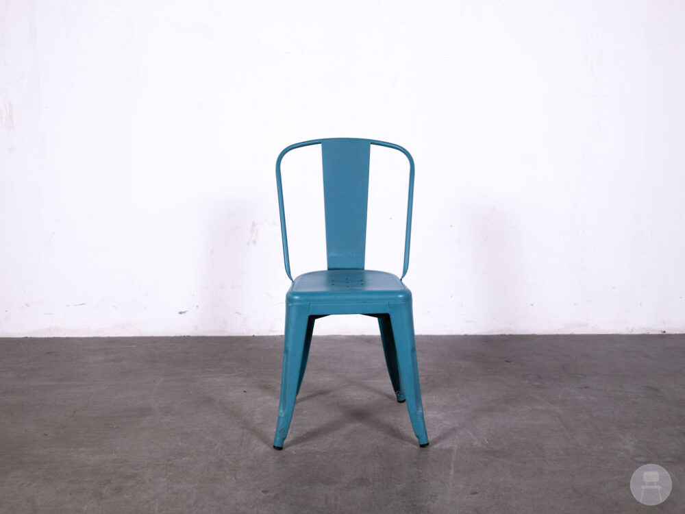 Horecastoel Tolix Ziggy blauw