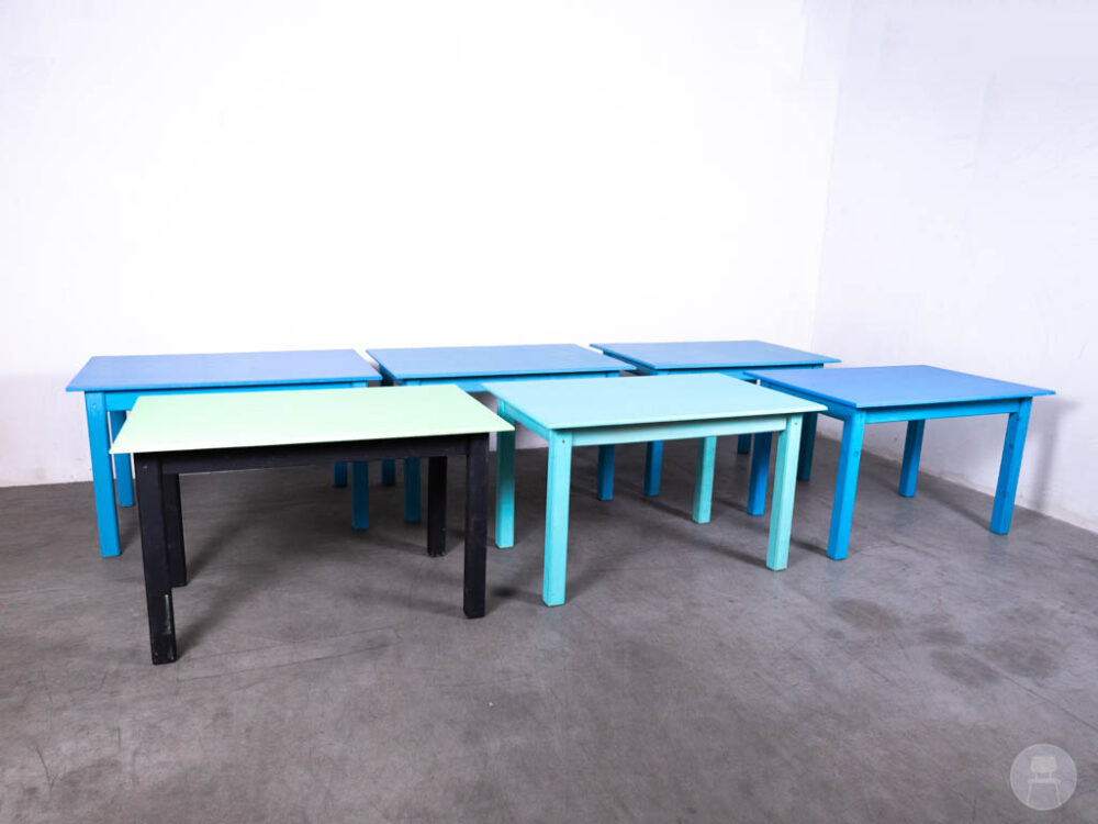 1 set 6 stuks Horecatafel Hendrik 125x80cm
