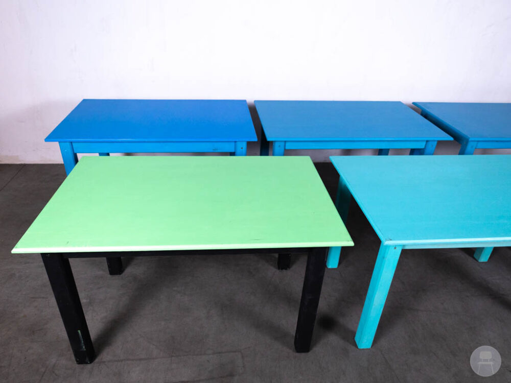 1 set 6 stuks Horecatafel Hendrik 125x80cm