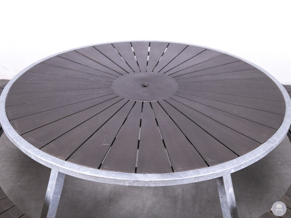 Picknicktafel Salamanca RND Satelliet 170cm rond