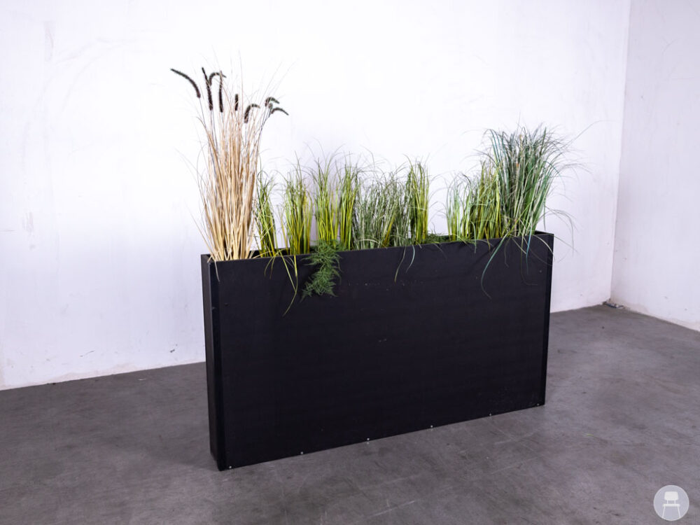 Plantenbak Garden zwart 170x20cm