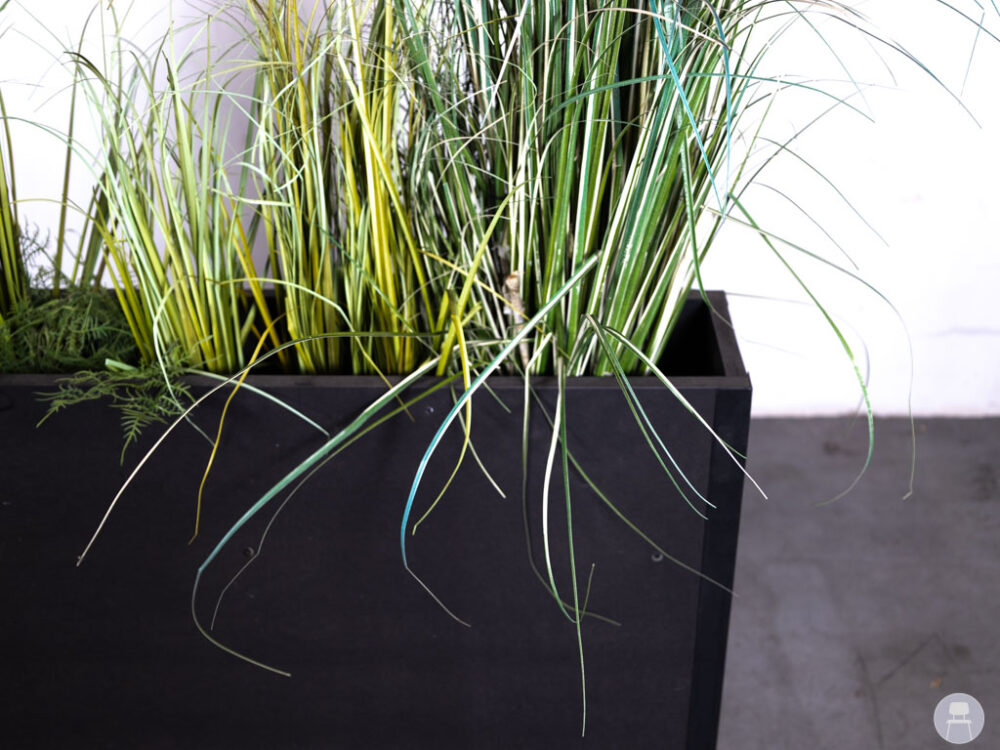Plantenbak Garden zwart 170x20cm