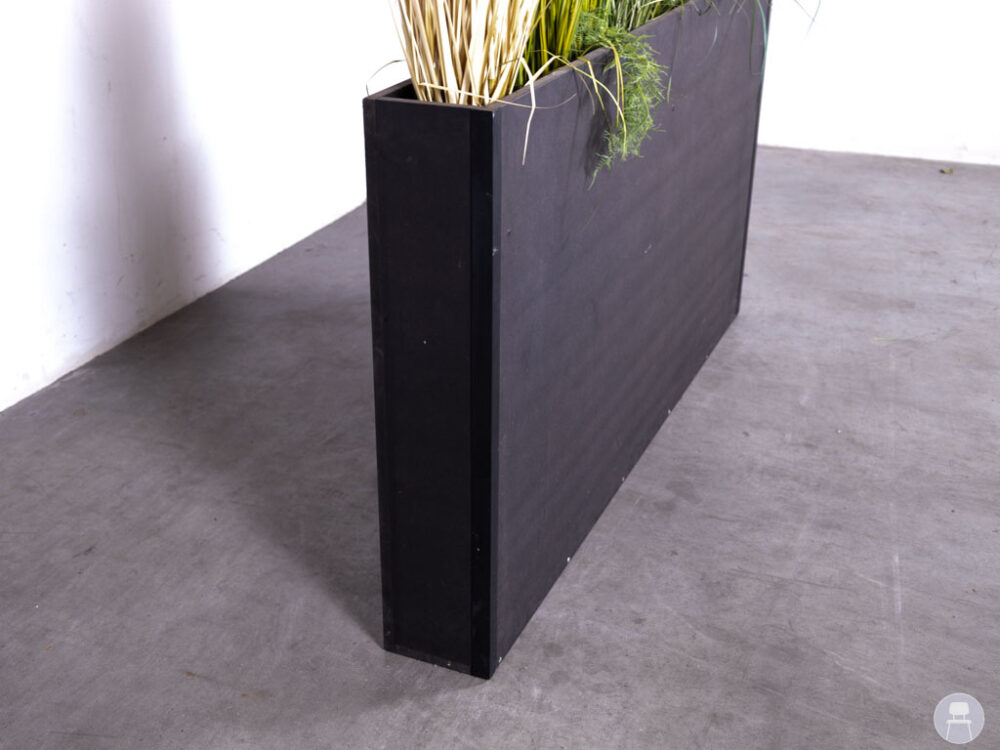 Plantenbak Garden zwart 170x20cm