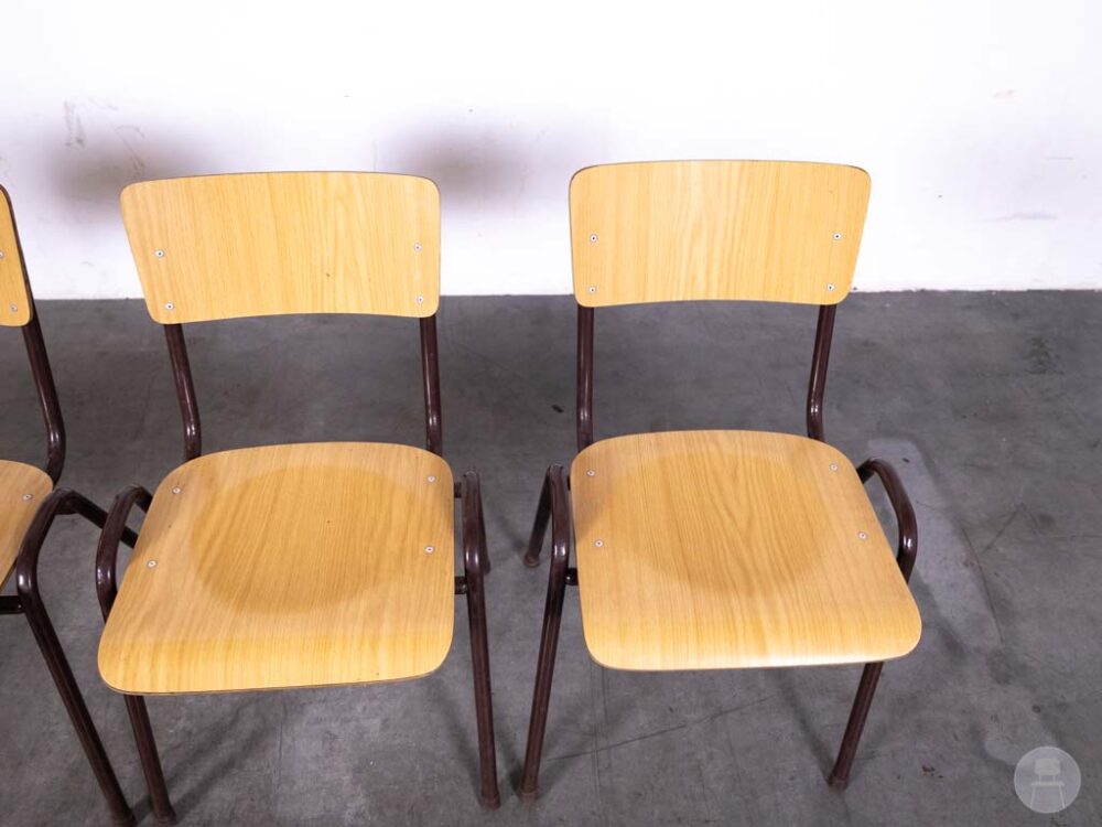 1 set 4 stuks Schoolstoel Mathijs
