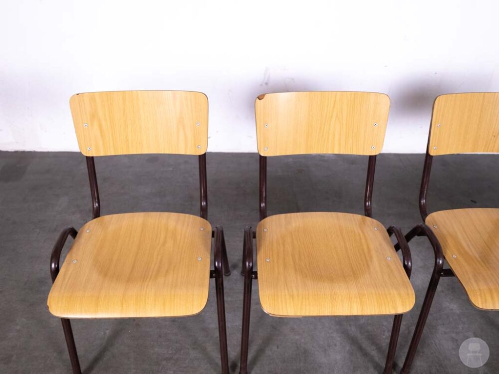 1 set 4 stuks Schoolstoel Mathijs