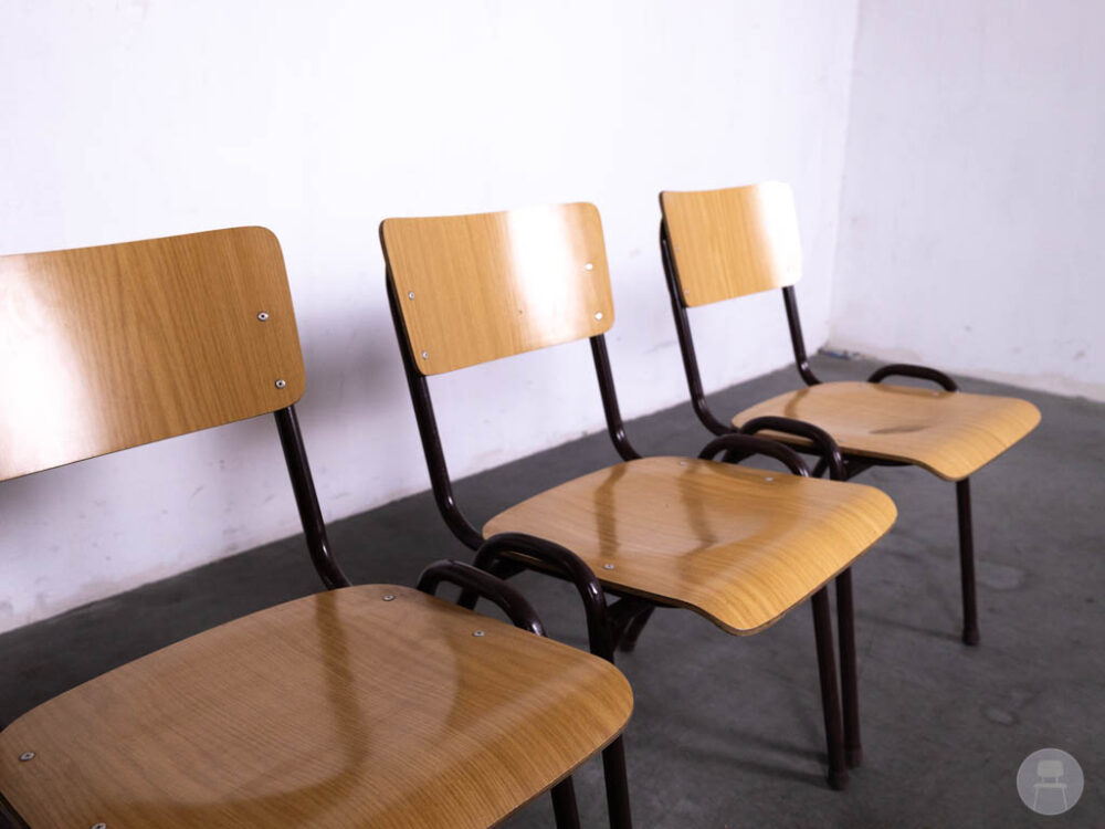 1 set 4 stuks Schoolstoel Mathijs