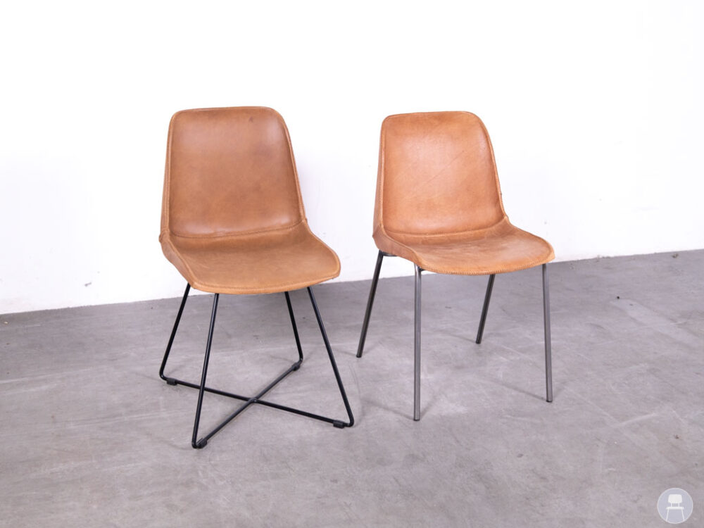 1 set 2 stuks Horecastoel Benny bruin