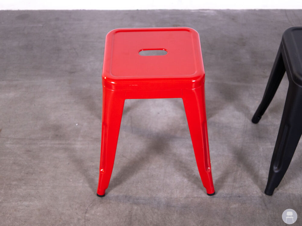 1 set 2 stuks Krukje Tolix Ziggy zwart-rood