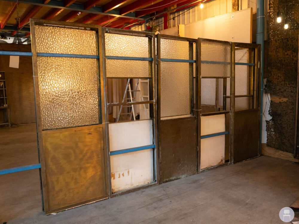 1 set 12 stuks Panelen Stalen kozijn 220x81cm