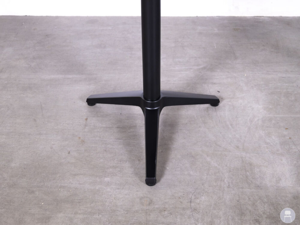1 set 2 stuks Terras-klaptafel Pinto volkern zwart Satelliet 70cm rond