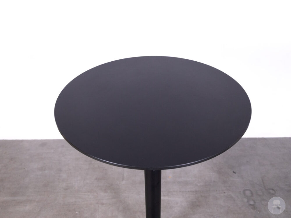 Statafel Arpa volkern zwart Satelliet 70cm rond