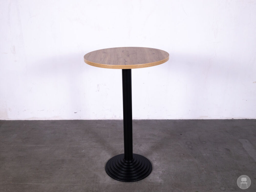 Statafel Celina houtlook 70cm rond