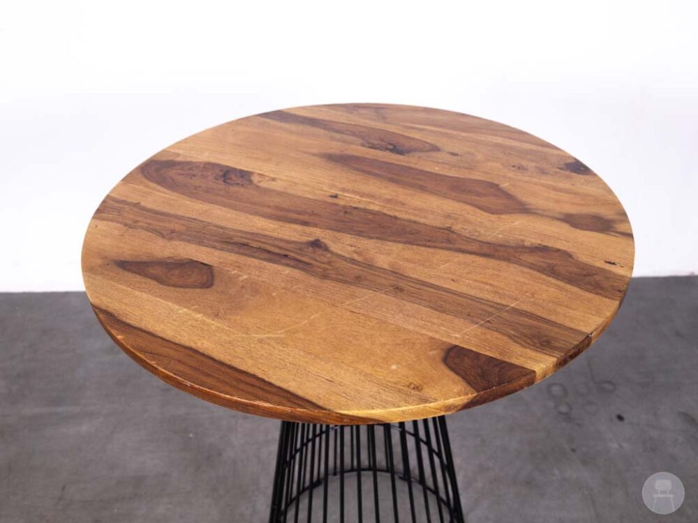 Statafel Sim Wood Satelliet 90cm rond