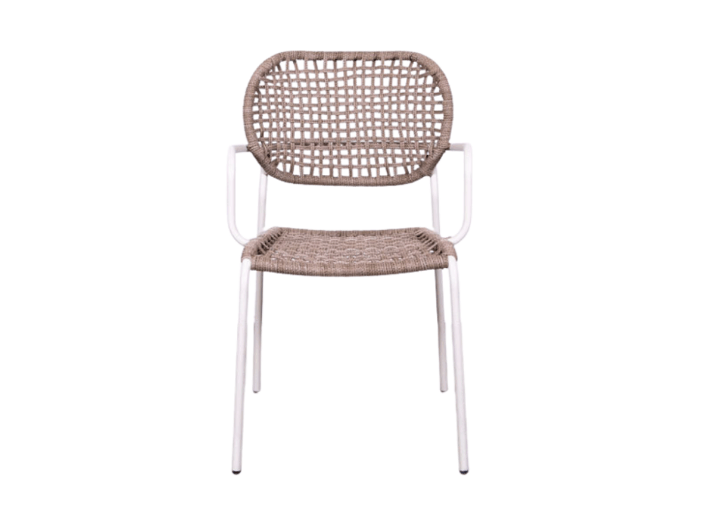 Terrasstoel Bowen beige NIEUW