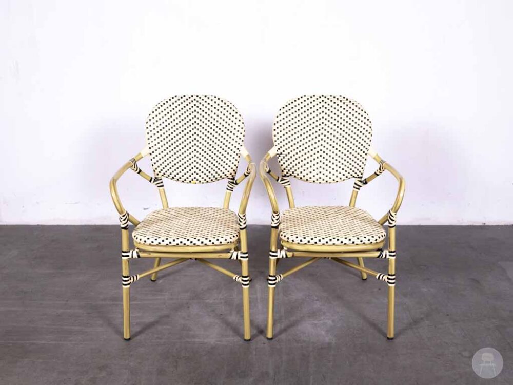 1 set 2 stuks Terrasstoel Fabienne ma