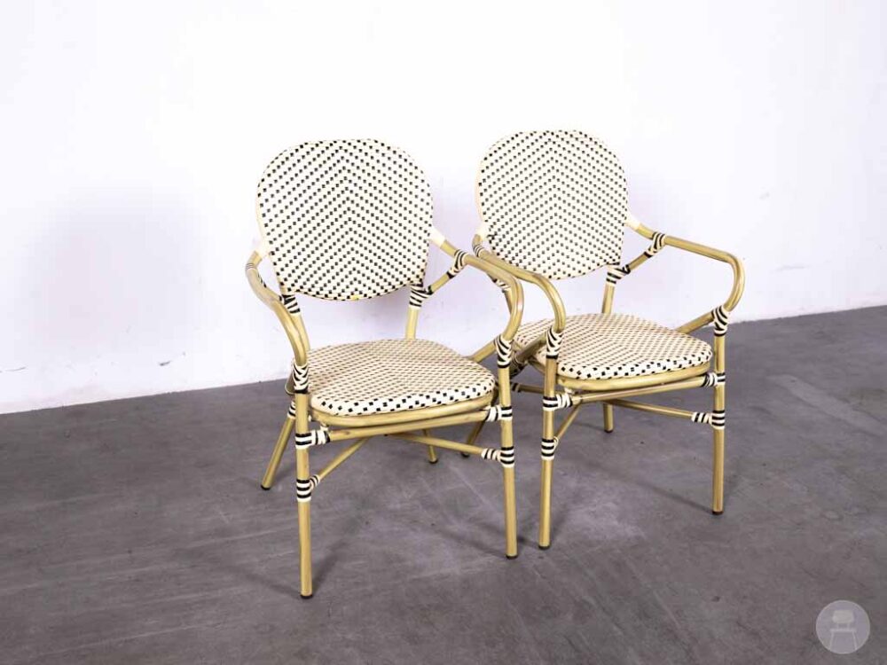 1 set 2 stuks Terrasstoel Fabienne ma