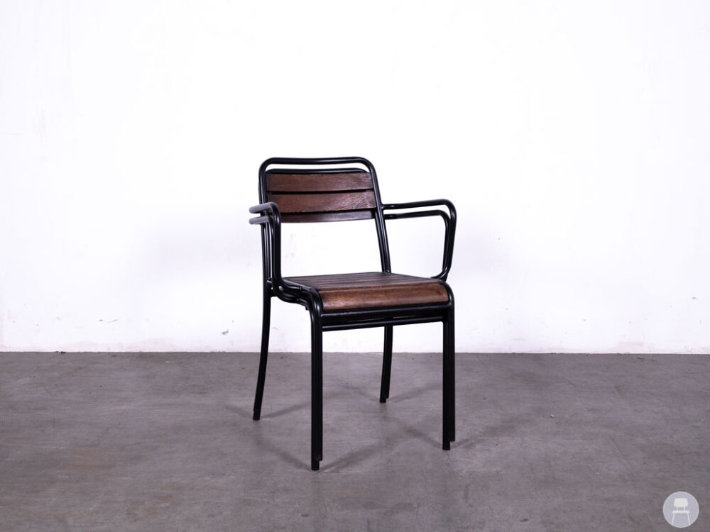 Terrasstoel Firenze AC Teak donkerbruin Satelliet