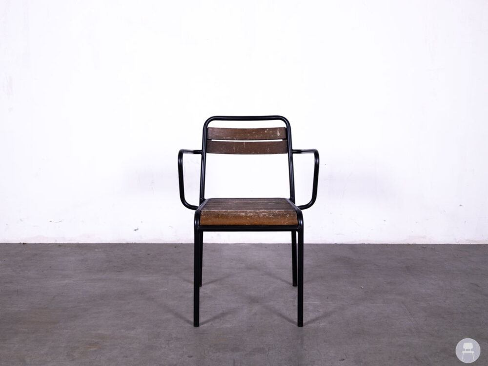 Terrasstoel Firenze AC Teak donkergrijs Satelliet