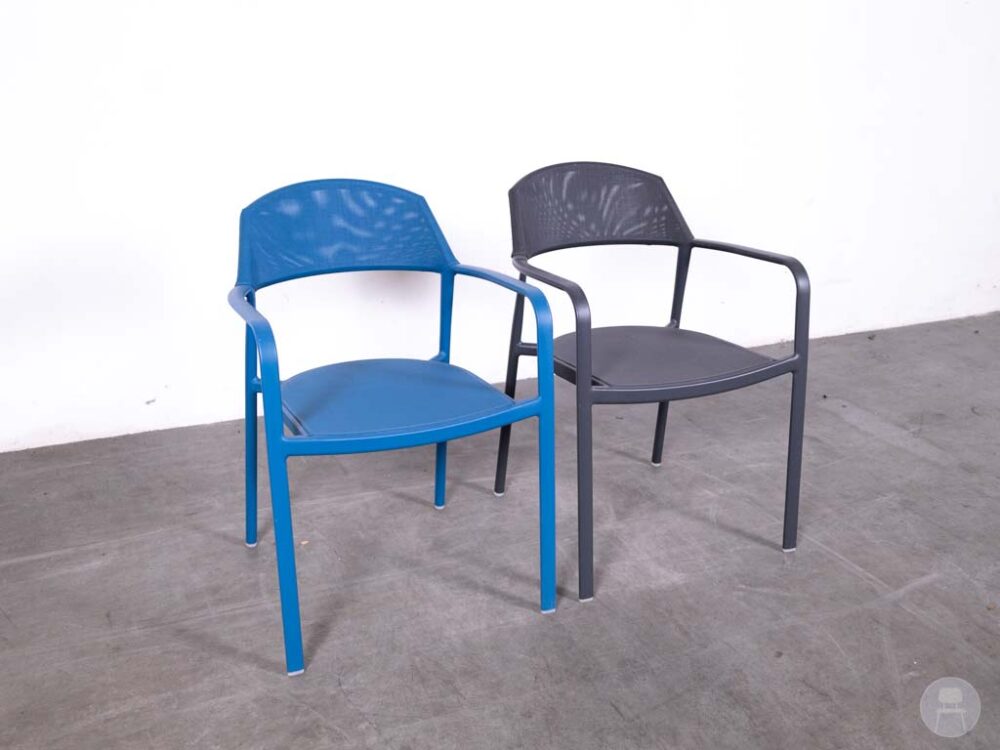 1 set 2 stuks Terrasstoel Sola mix Satelliet