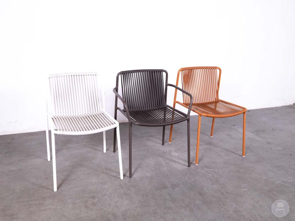 1 set 3 stuks Terrasstoel Tribeca mix Pedrali