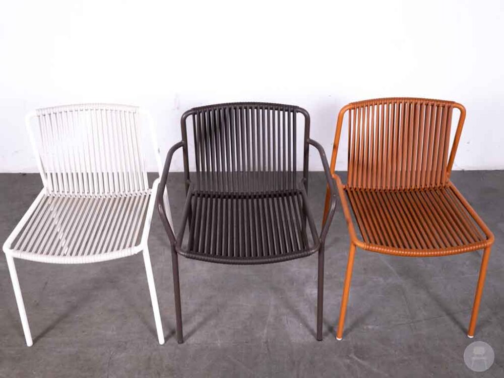 1 set 3 stuks Terrasstoel Tribeca mix Pedrali