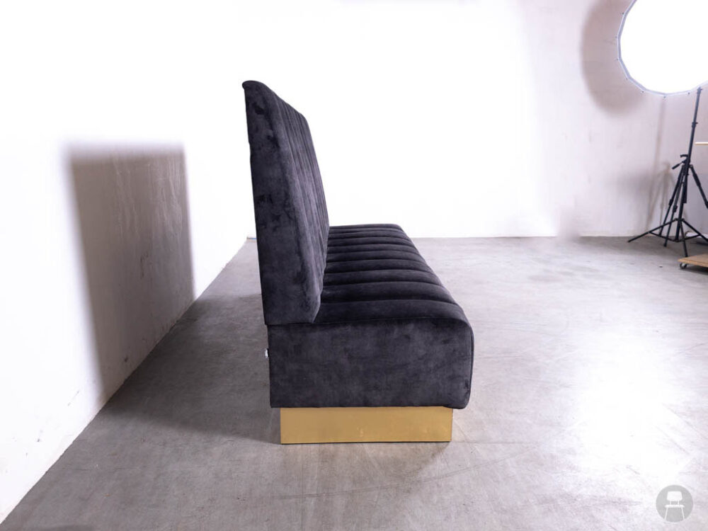 Wandbank Judith antraciet PMP 200cm