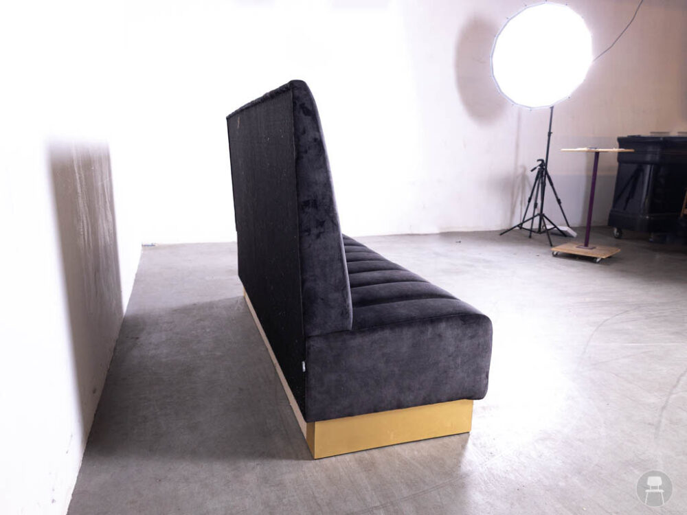 Wandbank Judith antraciet PMP 200cm