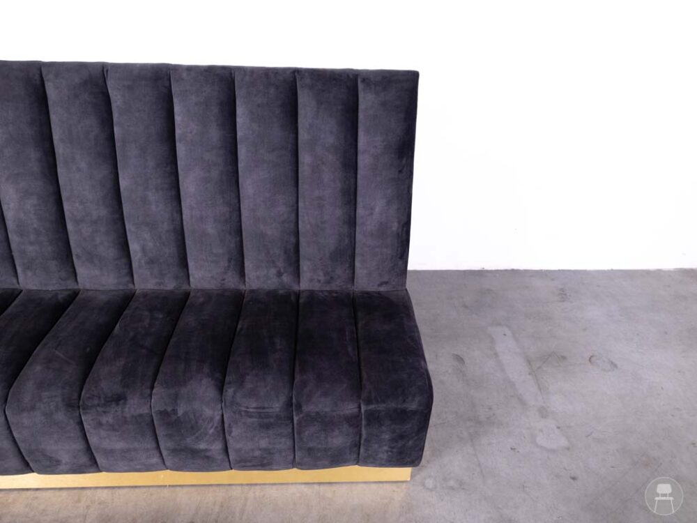 Wandbank Judith antraciet PMP 200cm