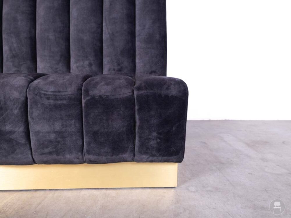 Wandbank Judith antraciet PMP 200cm