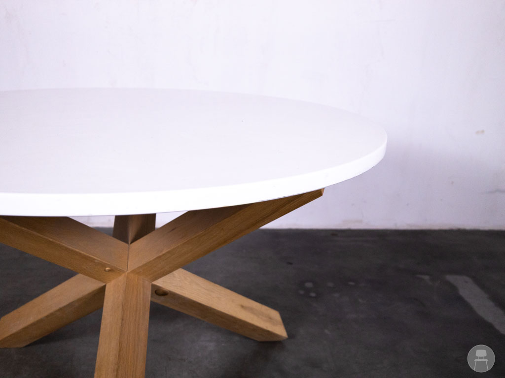 Horecatafel James wit 120cm rond - Afbeelding 2