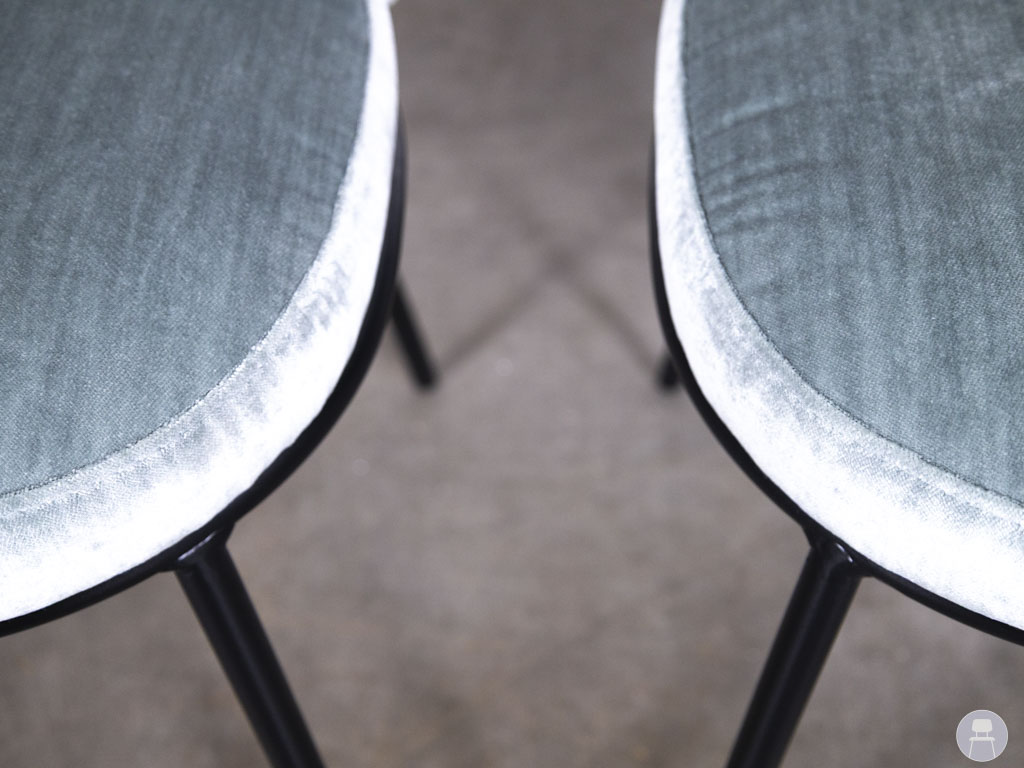 1 set 2 stuks Horecastoel Zest SC velvet grijs Satelliet