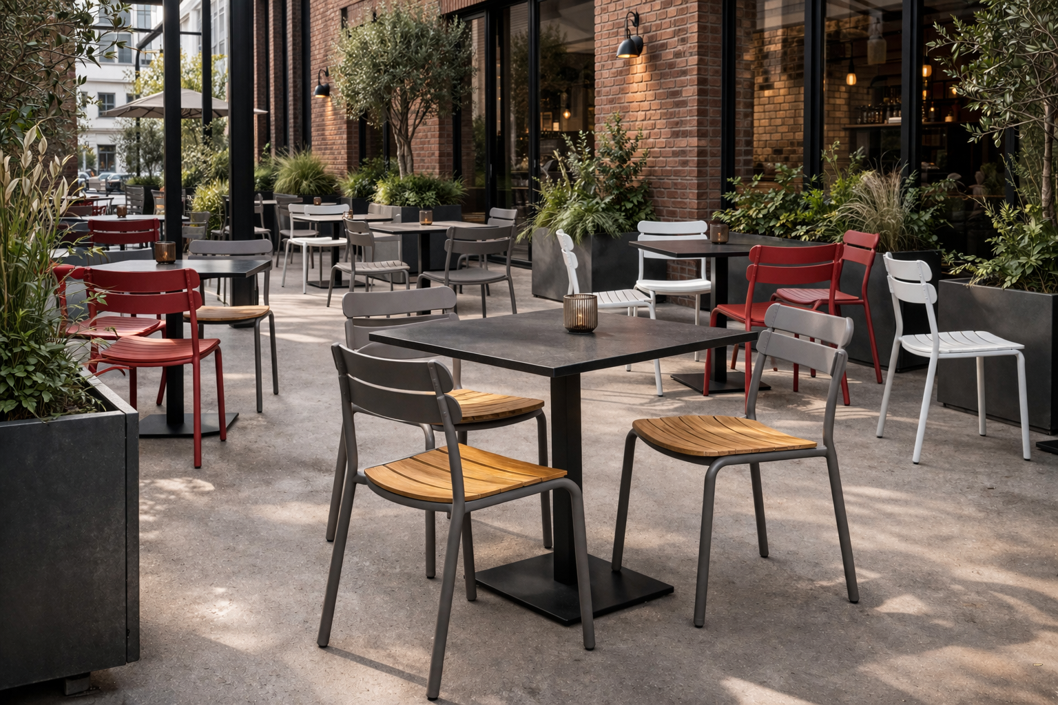 urban industrial terrasstijl