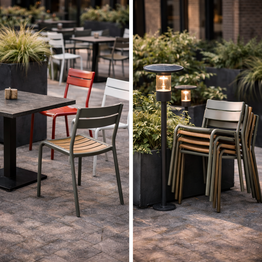 urban industrial terrasstijl